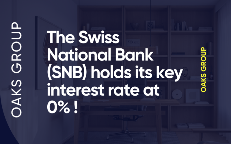 The Swiss National Bank (SNB) holds its key interest rate at 0% despite trade tensions with the United States!